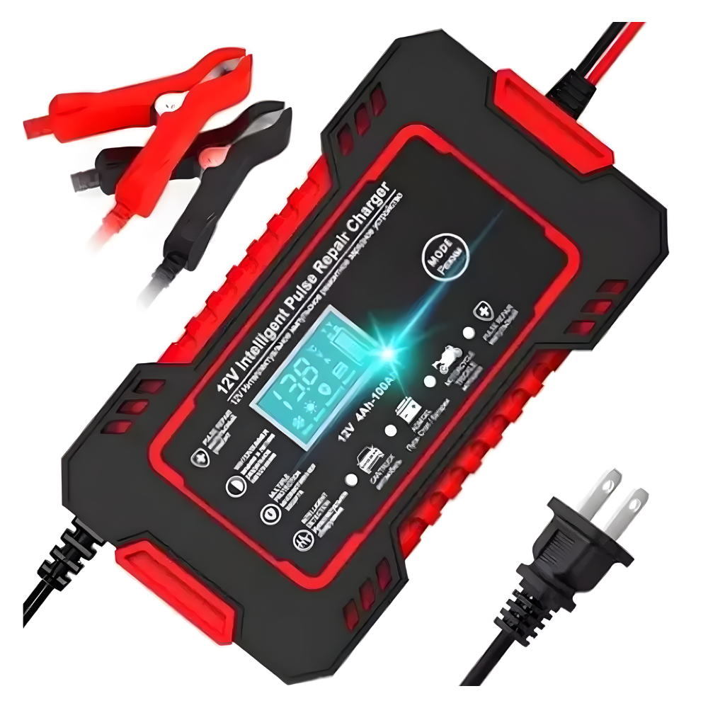 PROMOCÍON - Cargador y Reparador de Baterías Inteligente 12V - Carga Rápida y Automática