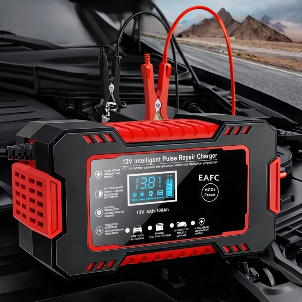 PROMOCÍON - Cargador y Reparador de Baterías Inteligente 12V - Carga Rápida y Automática