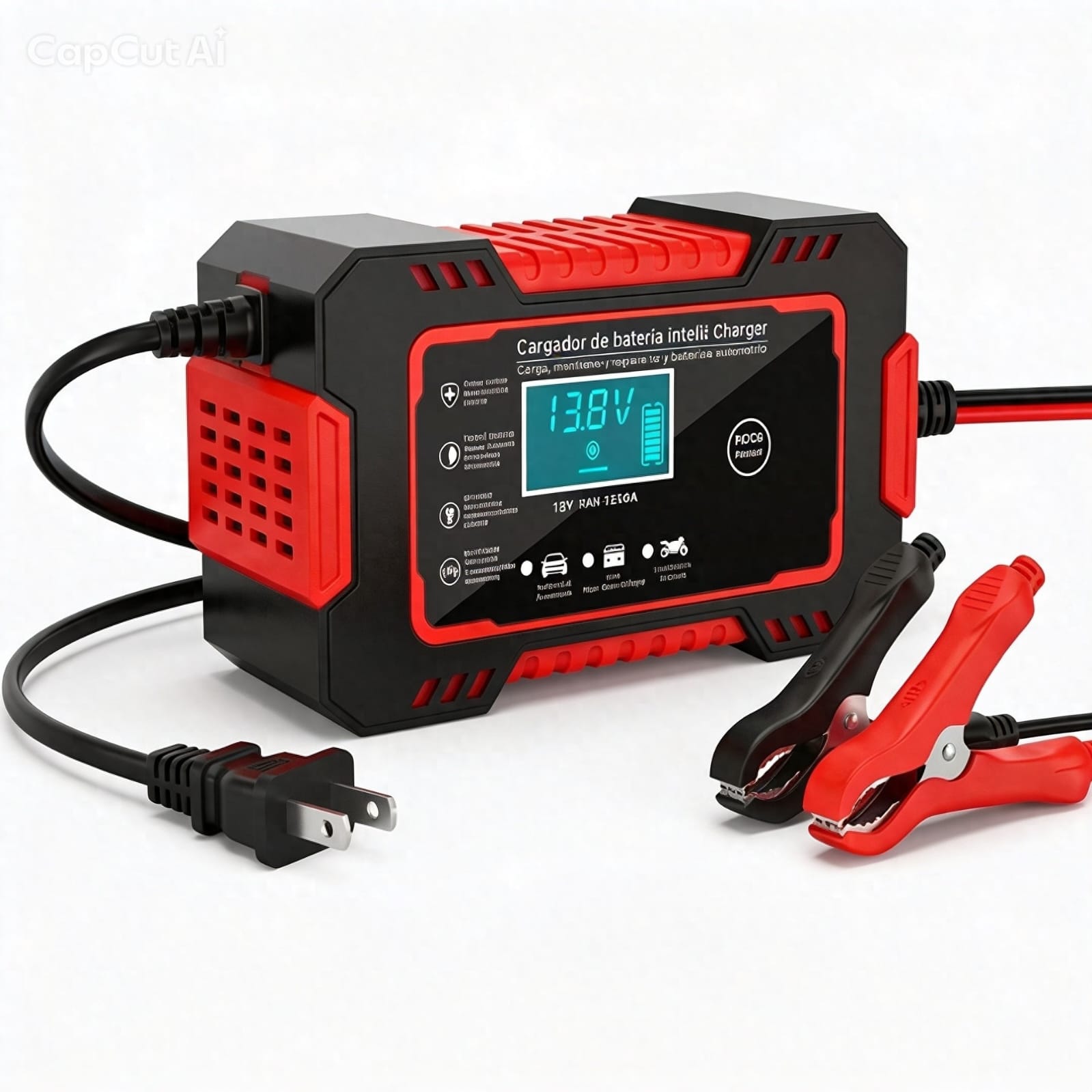 PROMOCÍON - Cargador y Reparador de Baterías Inteligente 12V - Carga Rápida y Automática